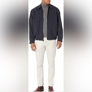 NWT London Fog Men's Auburn Zip-Front Golf Jacket in Black, Size 3XT